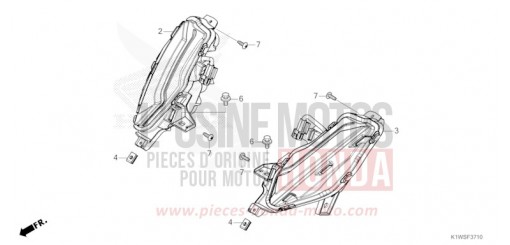 CLIGNOTANT AVANT SH350ASS de 2025
